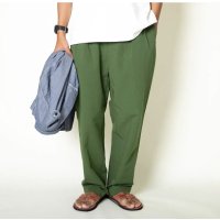 TURN ME ON（ターンミーオン) ワイドテーパードパンツ (OLIVE)  (MENS)M/Lサイズ 