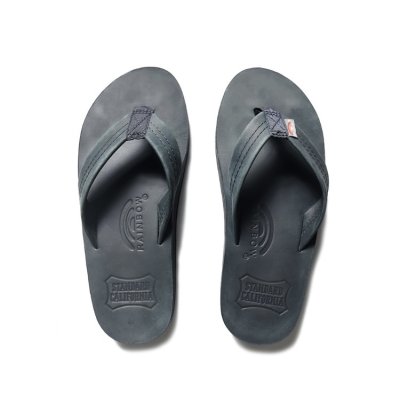 画像2: （STANDARD CALIFORNIA/スタンダードカリフォルニア） Rainbow Sandals / SD Mens 302ALTS Premier Leather　ネイビー
