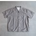 画像7: TURN ME ON（ターンミーオン) ストライプオープンカラーシャツ(BLACK) (MENS)M/Lサイズ