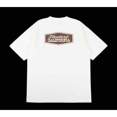 画像3:  (STANDARD CALIFORNIA/スタンダードカリフォルニア) SD Heavyweight Stadium Logo T■White■（メンズ）S/M/L/XLサイズ