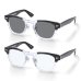 画像1: (STANDARD CALIFORNIA/スタンダードカリフォルニア)×(金子眼鏡) KANEKO OPTICAL / SD Sunglasses Type 4  ブラック / クリア (1)
