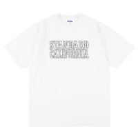  (STANDARD CALIFORNIA/スタンダードカリフォルニア) SD Heavyweight Basic Logo T■White■（メンズ）S/M/L/XLサイズ