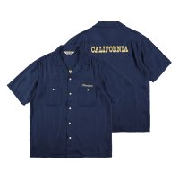  (STANDARD CALIFORNIA/スタンダードカリフォルニア) SD Bowling Shirt　Navy（メンズ）M/Lサイズ