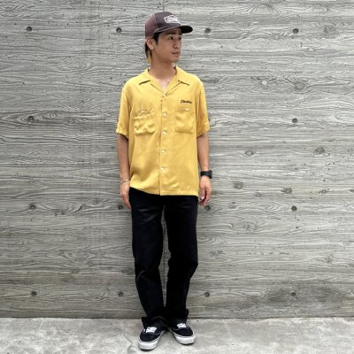 画像7:  (STANDARD CALIFORNIA/スタンダードカリフォルニア) SD Bowling Shirt　Yellow（メンズ）M/Lサイズ