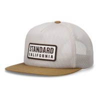  (STANDARD CALIFORNIA/スタンダードカリフォルニア) SD Box Logo Patch All Mesh Cap　ベージュ