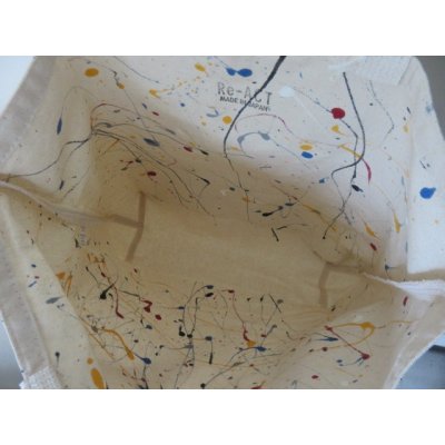画像4: RE.ACT リアクト Re-ACT / Re-ACT Splatter Paint Tote Fashion Bag - Multi