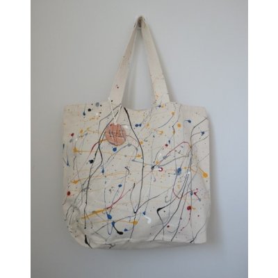 画像1: RE.ACT リアクト　Re-ACT / Re-ACT Splatter Paint Tote Fashion Bag - Multi