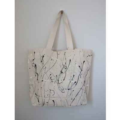 画像2: RE.ACT リアクト　Re-ACT / Re-ACT Splatter Paint Tote Fashion Bag -Dark