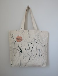 RE.ACT リアクト　Re-ACT / Re-ACT Splatter Paint Tote Fashion Bag -Dark