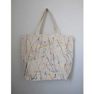 画像2: RE.ACT リアクト　Re-ACT / Re-ACT Splatter Paint Tote Fashion Bag  ( Large) - Multi