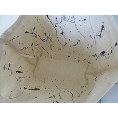 画像4: RE.ACT リアクト Re-ACT / Re-ACT Splatter Paint Tote Fashion Bag -Dark