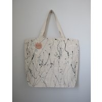 RE.ACT リアクト　Re-ACT / Re-ACT Splatter Paint Tote Fashion Bag  ( Large) - Dark