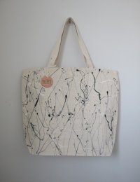 RE.ACT リアクト　Re-ACT / Re-ACT Splatter Paint Tote Fashion Bag  ( Large) - Dark