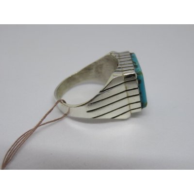 画像5: ■インディアンジュエリー■NAVAJO族（ナバホ族）Ray Jack ■指輪 リング（NAVAJO-R-030)■キングマンターコイズ■20.5号■ハンドメイド■アリゾナ北部現地買付■送料無料