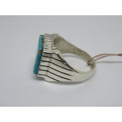 画像3: ■インディアンジュエリー■NAVAJO族（ナバホ族）Ray Jack ■指輪 リング（NAVAJO-R-030)■キングマンターコイズ■20.5号■ハンドメイド■アリゾナ北部現地買付■送料無料