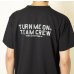 画像2: TURN ME ON（ターンミーオン) TEAM CREW水陸両用 S/S TEE(BLACK)  (BLACK) (MENS)M/L/XLサイズ (2)