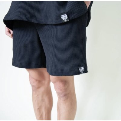 画像2: TURN ME ON（ターンミーオン) ワッフルサーマルイージーショーツ（BLACK）(MENS) M/L/XLサイズ