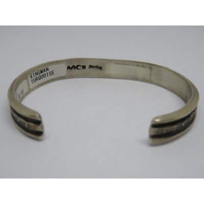 画像10: ■インディアンジュエリー■NAVAJO族(ナバホ族)■バングル Martha Cayatineto(NAVAJO-B-029) キングマンターコイズ ■アリゾナ北部現地買付