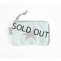 TURN ME ON（ターンミーオン)　トラ刺繍コインケース(GREEN)