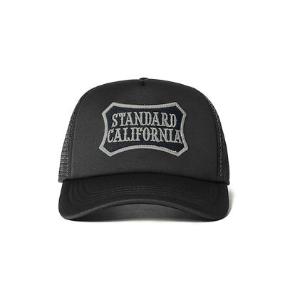 画像2:  (STANDARD CALIFORNIA/スタンダードカリフォルニア) SD Basic Logo Patch Mesh Cap　ブラック