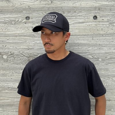 画像5:  (STANDARD CALIFORNIA/スタンダードカリフォルニア) SD Basic Logo Patch Mesh Cap　ブラック