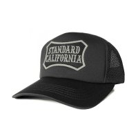  (STANDARD CALIFORNIA/スタンダードカリフォルニア) SD Basic Logo Patch Mesh Cap　ブラック