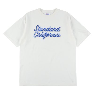 画像1: SALE対象外 (STANDARD CALIFORNIA/スタンダードカリフォルニア) SD Heavyweight Basic Logo T■WHITE■（メンズ）M/L/XLサイズ