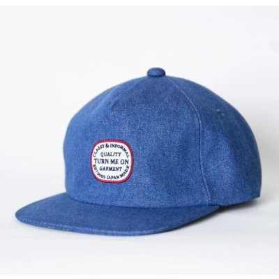 画像2: TURN ME ON（ターンミーオン)　ワッペンデニムCAP (BLUE)