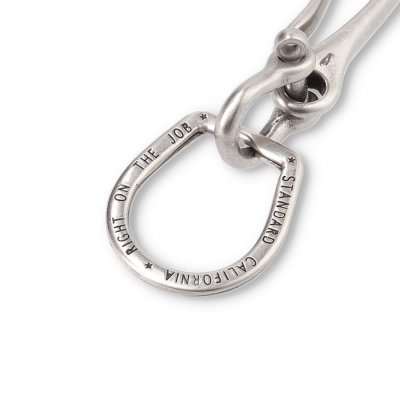 画像2: (STANDARD CALIFORNIA/スタンダードカリフォルニア) Button Works / SD Fishhook Shackle Key (Silver)