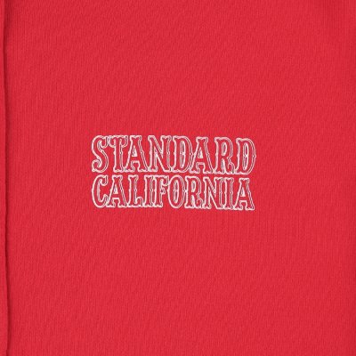 画像4:  スタンダードカリフォル二ア（STANDARD CALIFORNIA)  RUSSELL ATHLETIC / SD W Face Logo Zip Hood Sweat■Red■（メンズ）M/Lサイズ 