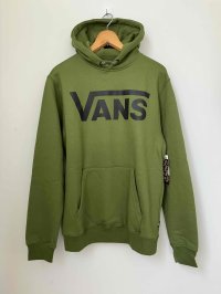 ■バンズ（VANS)■スエットプルオーバー■オリーブ■メンズ US(S)サイズ