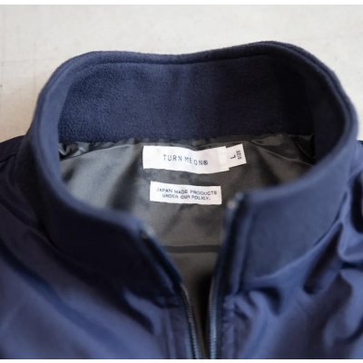 画像6:  (TURN ME ON / ターンミーオン) 撥水タフレックスⓇ×フリース ハーフZIP(NAVY) (MENS)M/Lサイズ