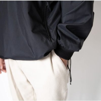 画像5:  (TURN ME ON / ターンミーオン) 撥水タフレックスⓇ×フリース ハーフZIP(BLACK) (MENS)M/Lサイズ