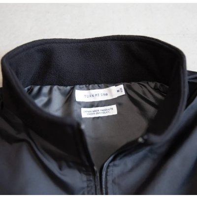 画像6:  (TURN ME ON / ターンミーオン) 撥水タフレックスⓇ×フリース ハーフZIP(BLACK) (MENS)M/Lサイズ