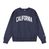  スタンダードカリフォル二ア（STANDARD CALIFORNIA) Champion For SD Exclusive R.W Crew Sweat■Navy■（メンズ）M/L/XLサイズ