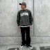 画像2:  スタンダードカリフォル二ア（STANDARD CALIFORNIA) Champion For SD Exclusive R.W Crew Sweat■Charcoal■（メンズ）M/L/XLサイズ (2)