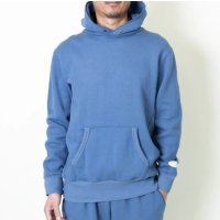 TURN ME ON（ターンミーオン) サイドリブP/Oスウェットパーカ(BLUE) (MENS)M/Lサイズ 