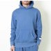 画像1: TURN ME ON（ターンミーオン) サイドリブP/Oスウェットパーカ(BLUE) (MENS)M/Lサイズ  (1)