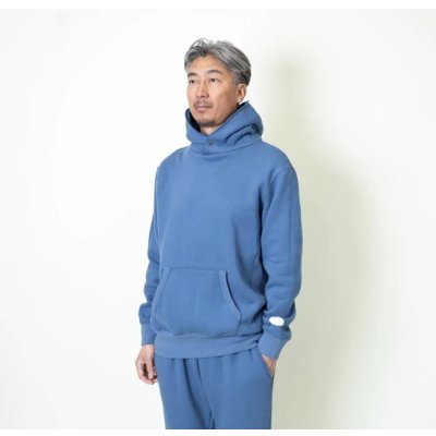 画像3: TURN ME ON（ターンミーオン) サイドリブP/Oスウェットパーカ(BLUE) (MENS)M/Lサイズ 