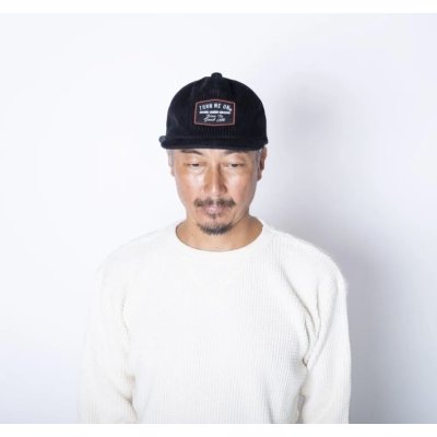 画像4: TURN ME ON（ターンミーオン)　コーデュロイワッペンCAP (BLACK)