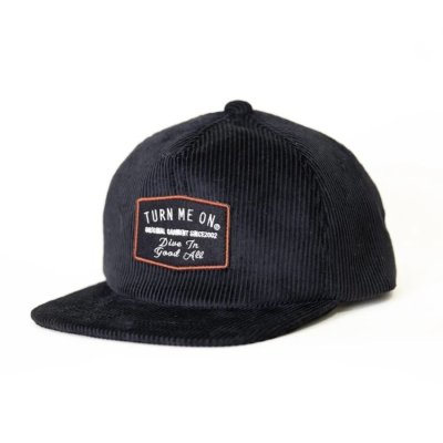 画像2: TURN ME ON（ターンミーオン)　コーデュロイワッペンCAP (BLACK)