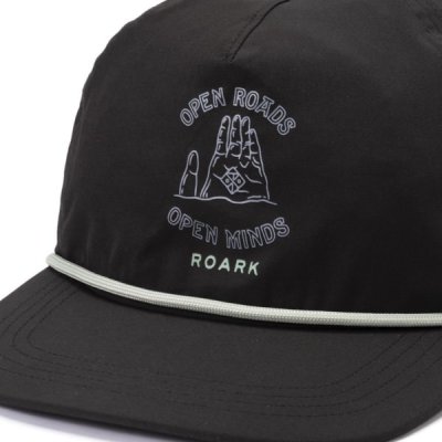 画像2: ロアークリバイバル（ROARK REVIVAL) "3RD EYE" 5PANEL CAP - MID ( BLACK)