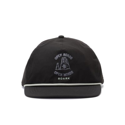 画像1: ロアークリバイバル（ROARK REVIVAL) "3RD EYE" 5PANEL CAP - MID ( BLACK)
