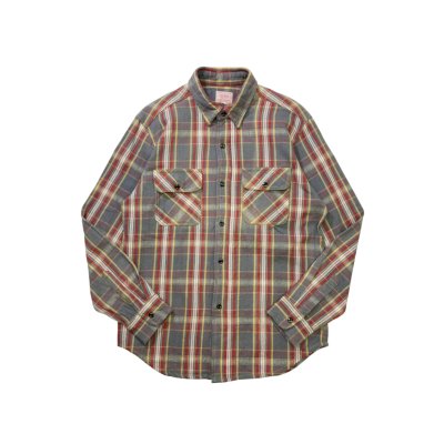 画像7: (BIG MIKE/ビッグマイク) Heavy Flannel Shirts / GRY×YEL×RED (メンズ)M/L/XLサイズ