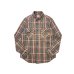 画像7: (BIG MIKE/ビッグマイク) Heavy Flannel Shirts / GRY×YEL×RED (メンズ)M/L/XLサイズ (7)