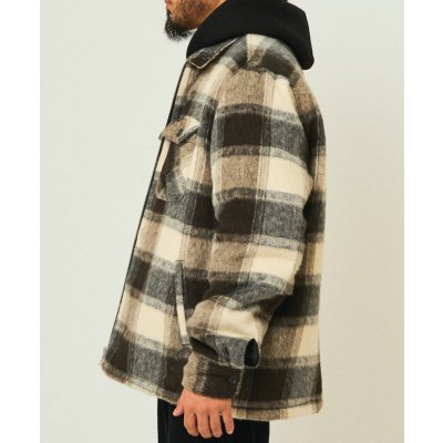 画像3: (BIG MIKE/ビッグマイク) Ombre Zip Quilted Lining Jacket / BLK×OFF(メンズ)M/L/XLサイズ