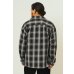 画像2: (BIG MIKE/ビッグマイク) Heavy Flannel Zip Shirt Jacket / BLK×GRY(メンズ)M/L/XLサイズ (2)