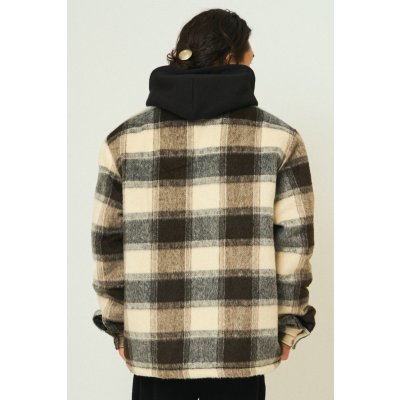 画像4: (BIG MIKE/ビッグマイク) Ombre Zip Quilted Lining Jacket / BLK×OFF(メンズ)M/L/XLサイズ