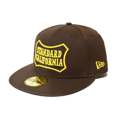 画像1: (STANDARD CALIFORNIA/スタンダードカリフォルニア)NEW ERA/SD 59Fifty Logo Cap ブラウン