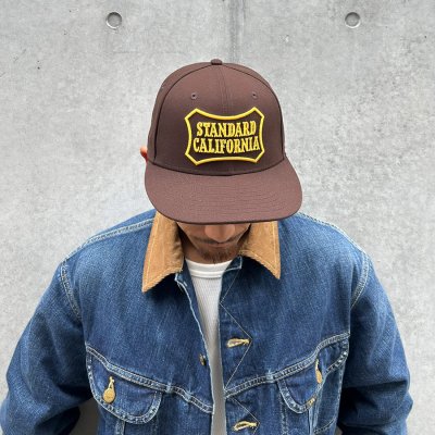 画像2: (STANDARD CALIFORNIA/スタンダードカリフォルニア)NEW ERA/SD 59Fifty Logo Cap ブラウン